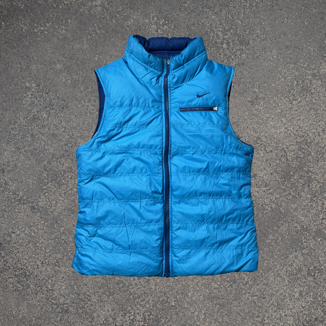 Nike Vintage Reversible Puffer Vest L