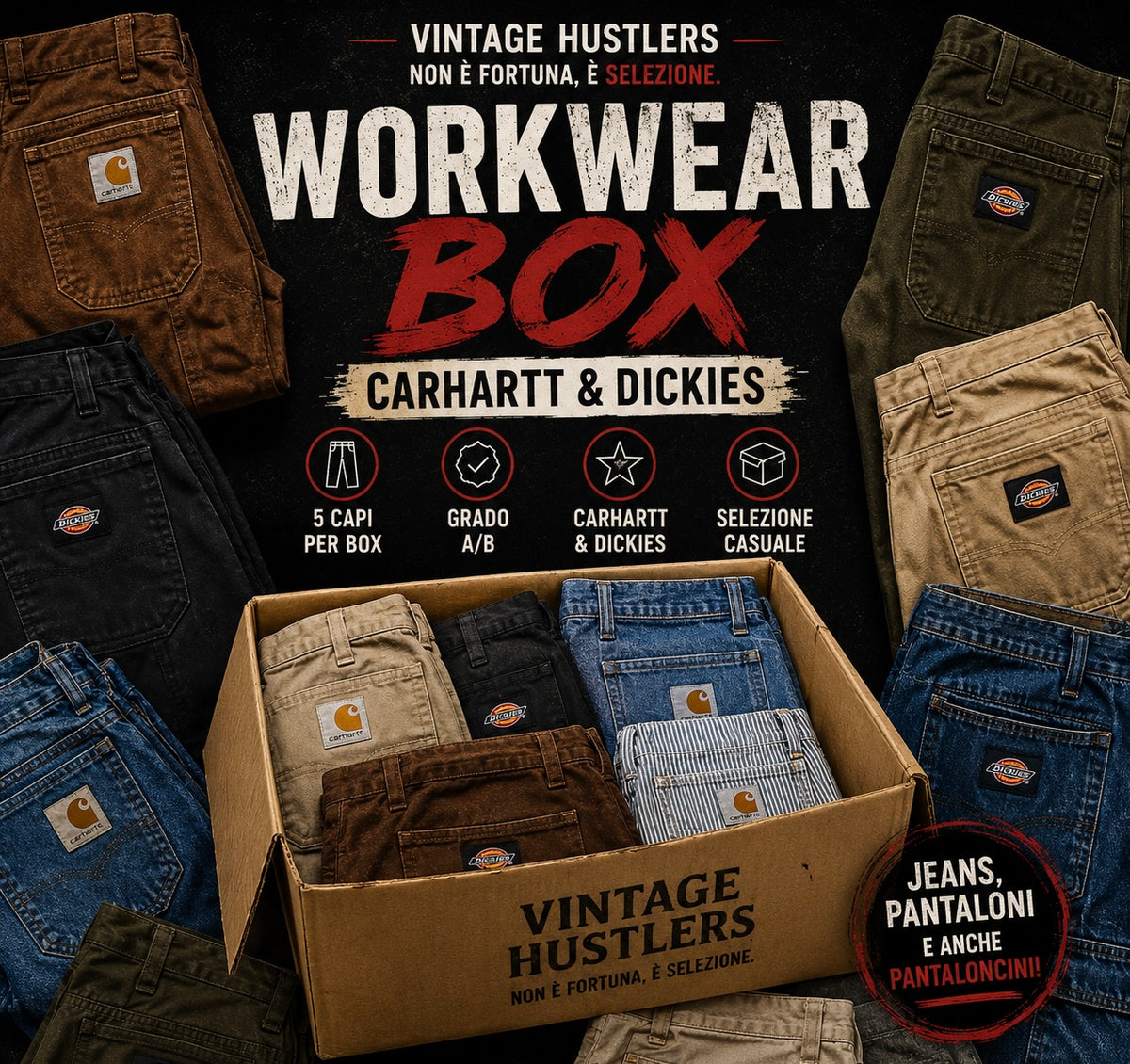 Workwear Box – Carhartt & Dickies | 5 Capi Limitati