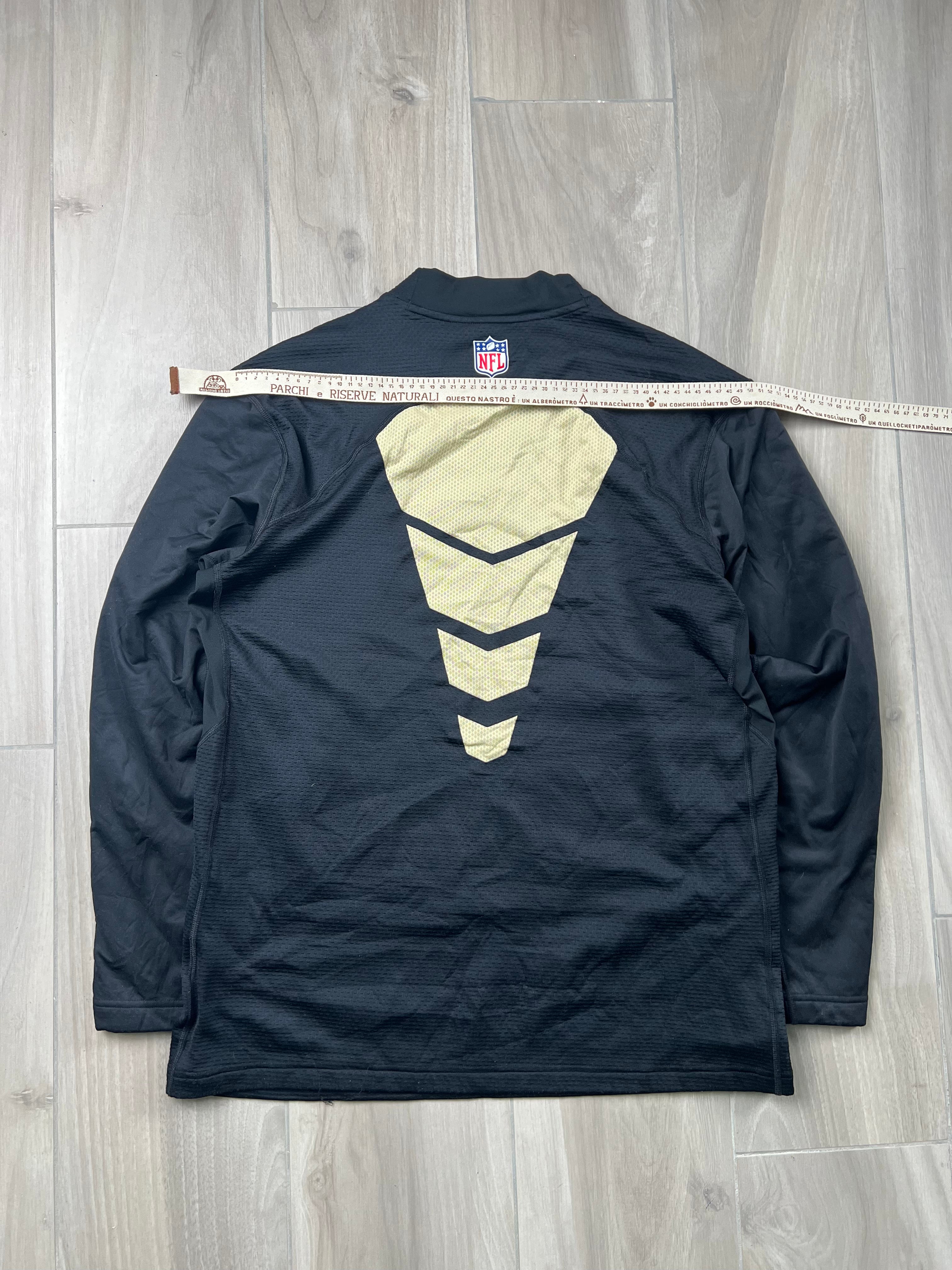 Nike Hyperwarm Shield NFL New Orleans Saints Crewneck Nero